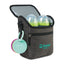 Reagan Recycled Baby Bottle Cooler with Stroller Clip Transfer - Charcoal Heather - View 1