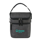 Reagan Recycled Baby Bottle Cooler with Stroller Clip Transfer - Charcoal Heather - View 2
