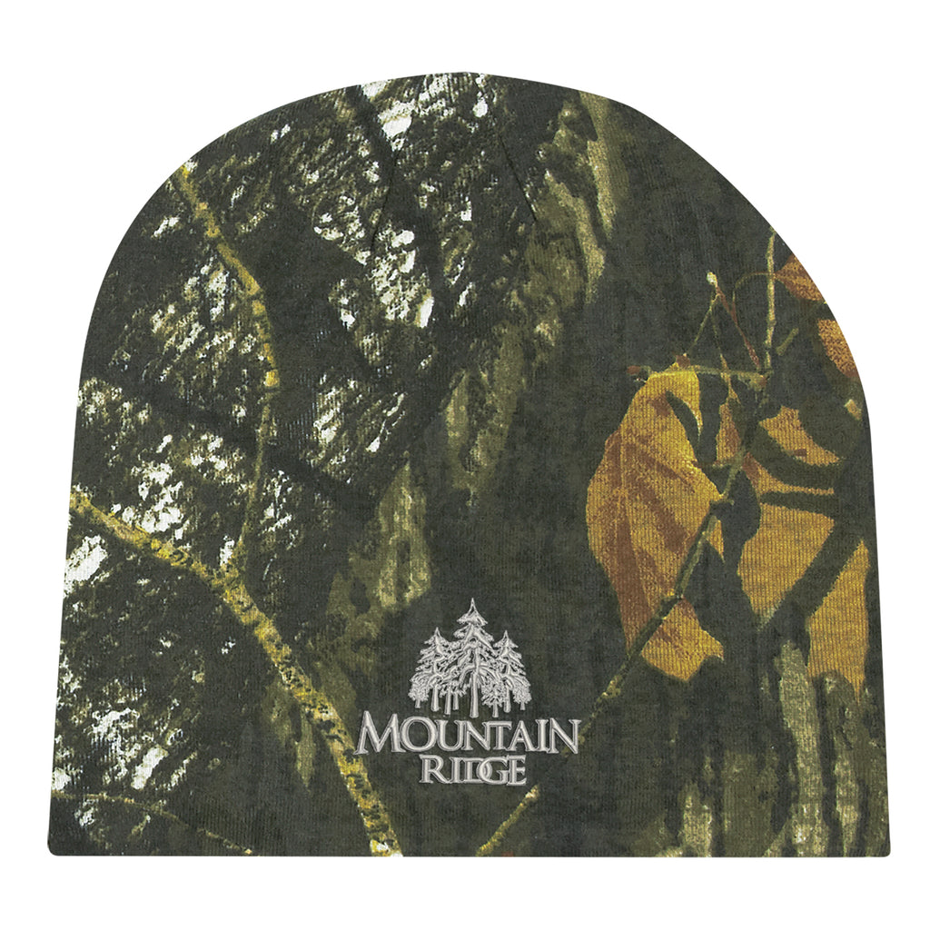 Realtree and Mossy Oak Beanie in Camouflage - Embroidery