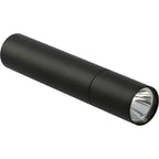 Rechargeable Aluminum Flashlight, 1,200 mAh - Black - Right Angle 4