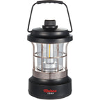 Rechargeable Camping Lantern with 30 ft String Lights - Black - Front