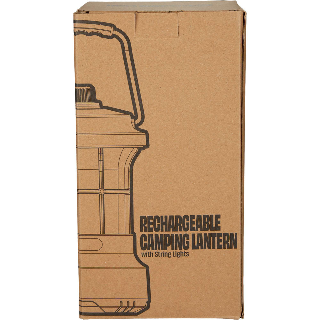 Rechargeable Camping Lantern with 30 ft String Lights - Black - Packaging 3