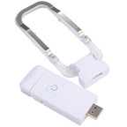 Rechargeable Clip On Book Light in Recycled Plastic Full Color - White - Alternate 2