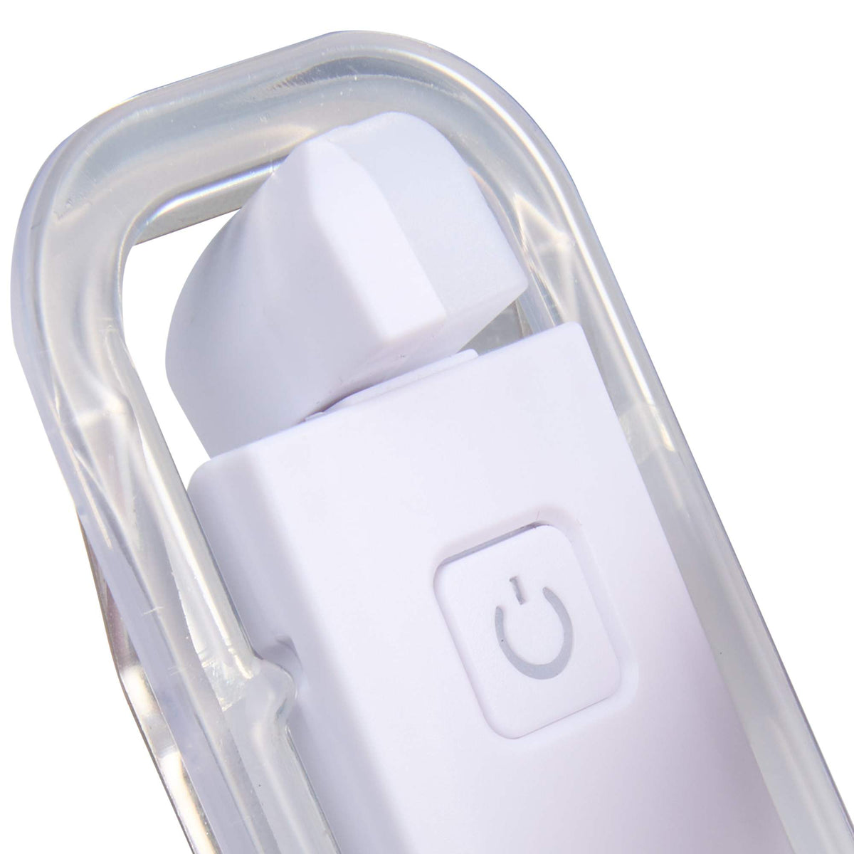 Rechargeable Clip On Book Light in Recycled Plastic Full Color - White - Light Rotation 2