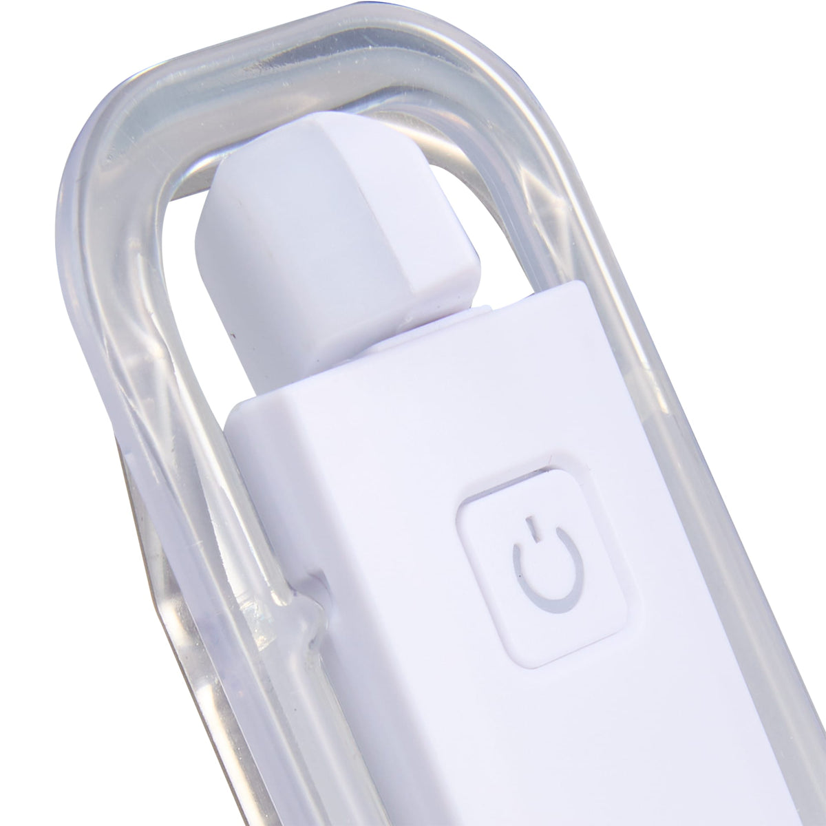 Rechargeable Clip On Book Light in Recycled Plastic Full Color - White - Light Rotation 4