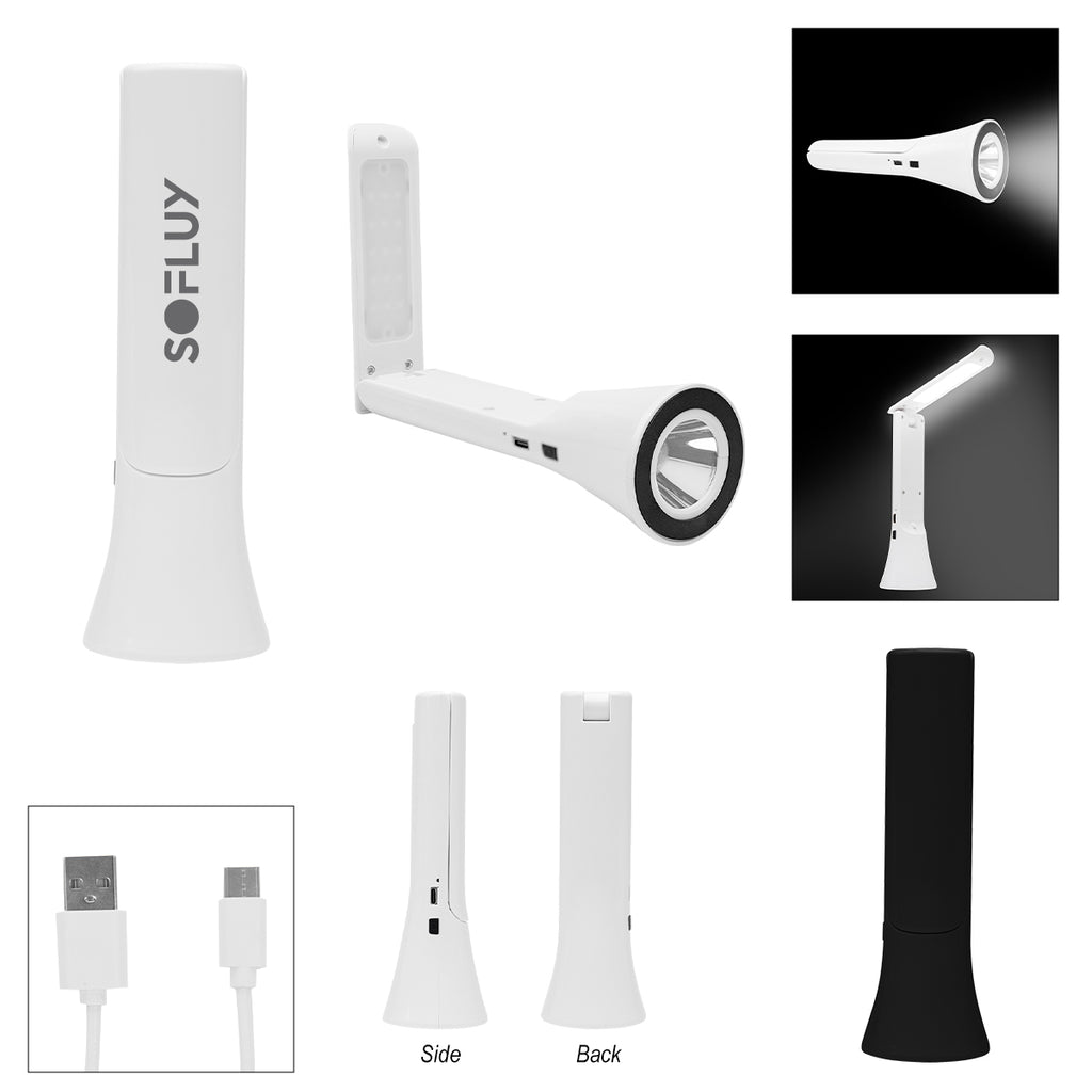 Rechargeable Flashlight and Lamp in One