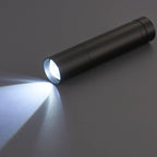 Rechargeable Flashlight with COB Side Light, 2,200 mAh Full Color - Black - Front 2