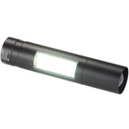 Rechargeable Flashlight with COB Side Light, 2,200 mAh Full Color - Black - Left Angle 3