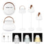 Rechargeable Lamp with Removable Lantern Top - Rechargeable Lamp With Removeable Lantern Top