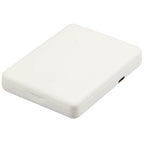 Rechargeable LED Compact Mirror in Recycled Plastic Full Color - White - Right Angle 2