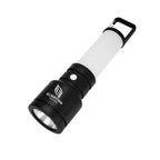 Rechargeable LED Work Light with Carabiner - Black - Pad Print