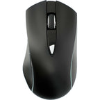 Rechargeable Light Up Logo Wireless Mouse Laser Engraving - Black - Front 2