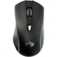 Rechargeable Light Up Logo Wireless Mouse Laser Engraving - Black - Front