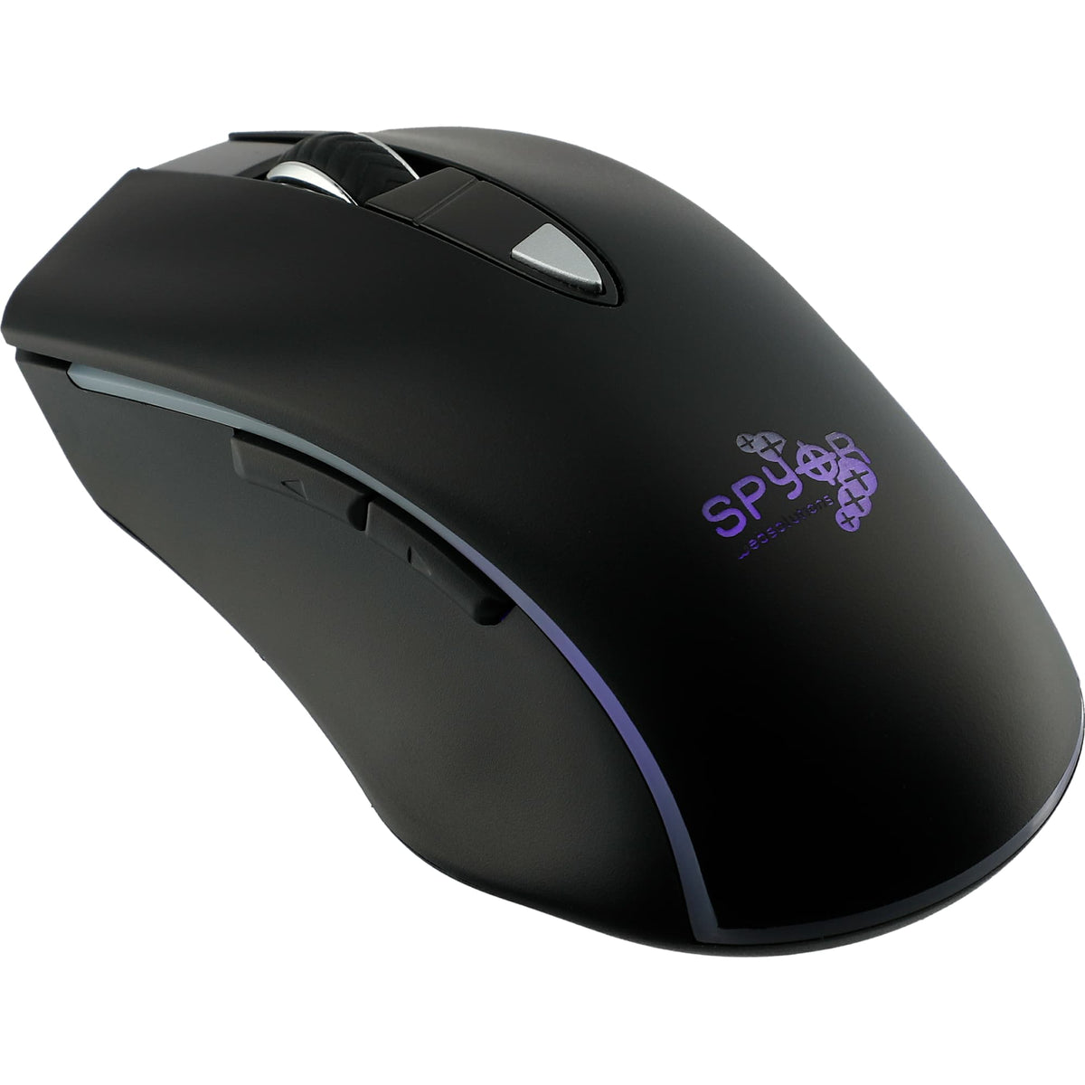 Rechargeable Light Up Logo Wireless Mouse Laser Engraving - Black - Photo 3