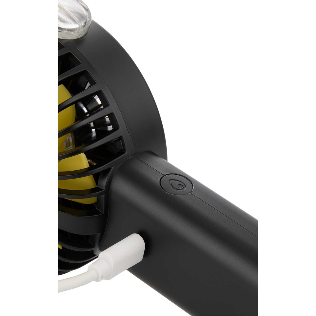 Rechargeable Misting Fan with LED Display - Black - Detail 3