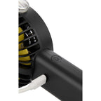 Rechargeable Misting Fan with LED Display - Black - Detail 3