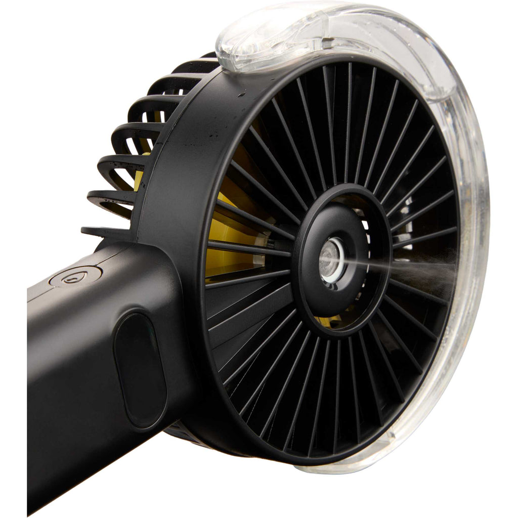 Rechargeable Misting Fan with LED Display - Black - Detail 5