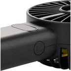 Rechargeable Misting Fan with LED Display - Black - Detail