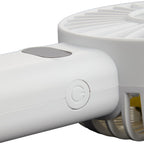 Rechargeable Misting Fan with LED Display - White - Detail 2