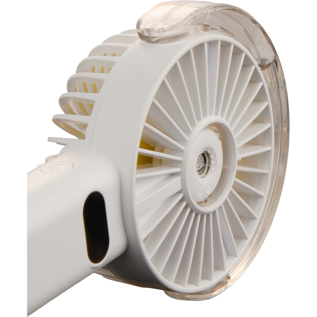 Rechargeable Misting Fan with LED Display - White - Detail 6
