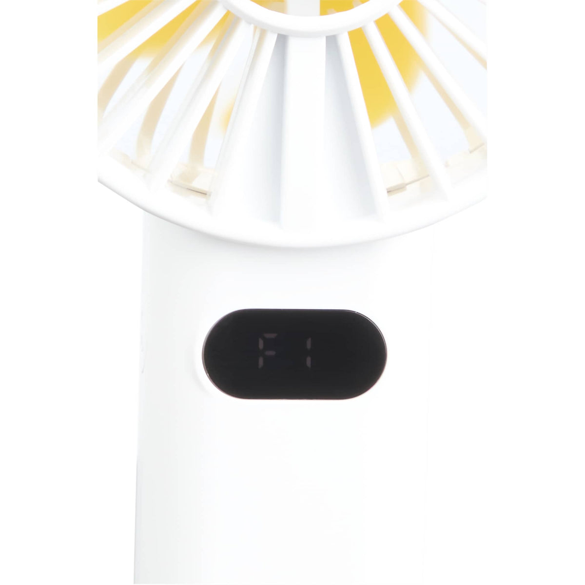 Rechargeable Misting Fan with LED Display - White - Photo 2