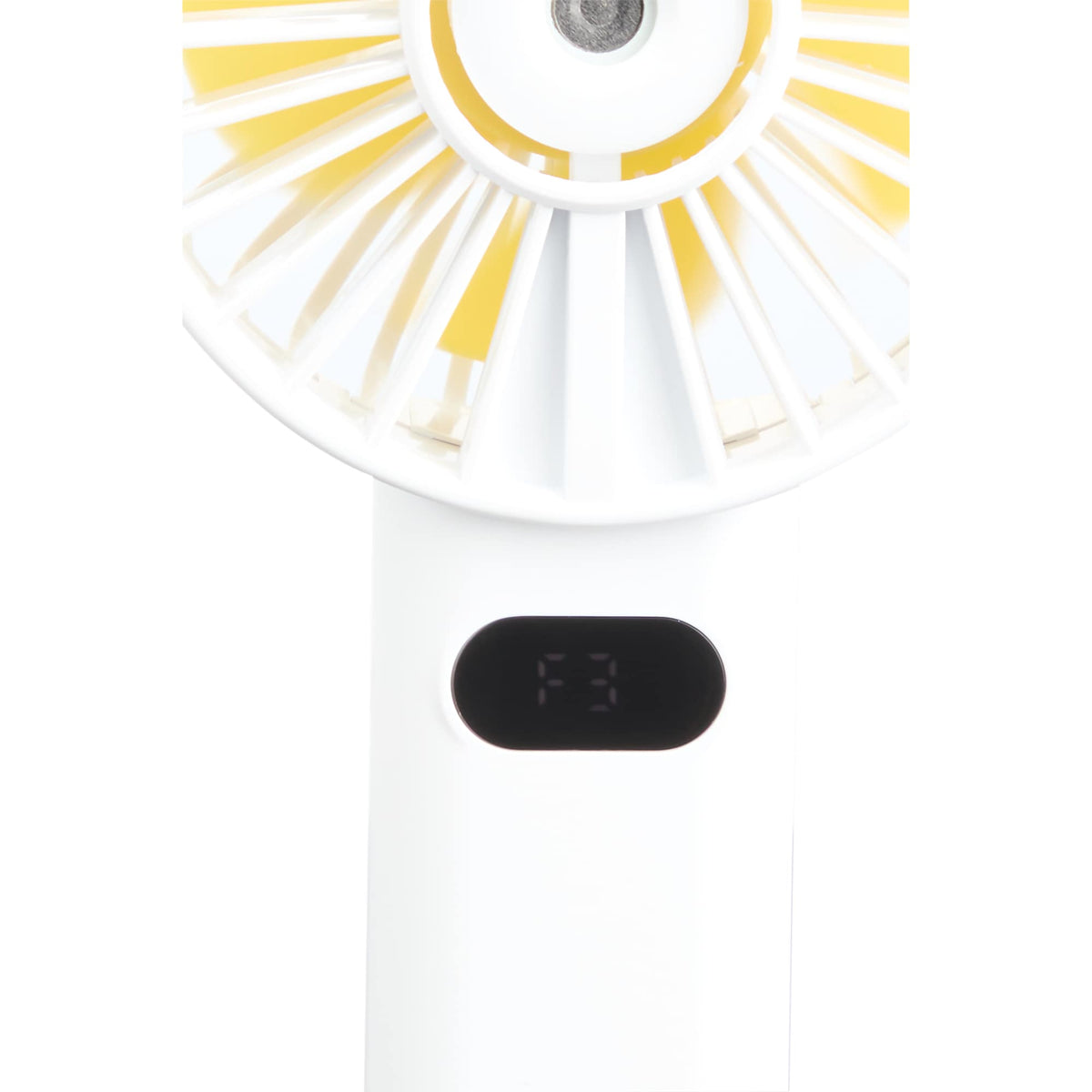 Rechargeable Misting Fan with LED Display - White - Photo 4