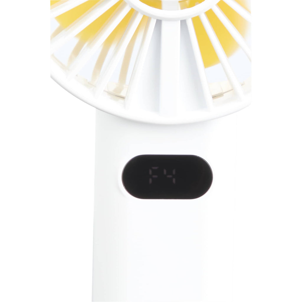 Rechargeable Misting Fan with LED Display - White - Photo 5