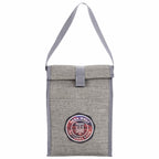 Reclaim Fold-Over Recycled Lunch Cooler, 4 Cans - Graphite - Front