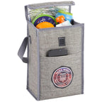 Reclaim Fold-Over Recycled Lunch Cooler, 4 Cans - Graphite - Photo 2