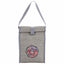 Reclaim Fold-Over Recycled Lunch Cooler, 4 Cans Transfer - Graphite - Front