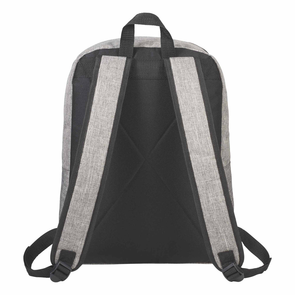 Reclaim Laptop Backpack in 100% Recycled PET, 15 Inch - Graphite - Back 2