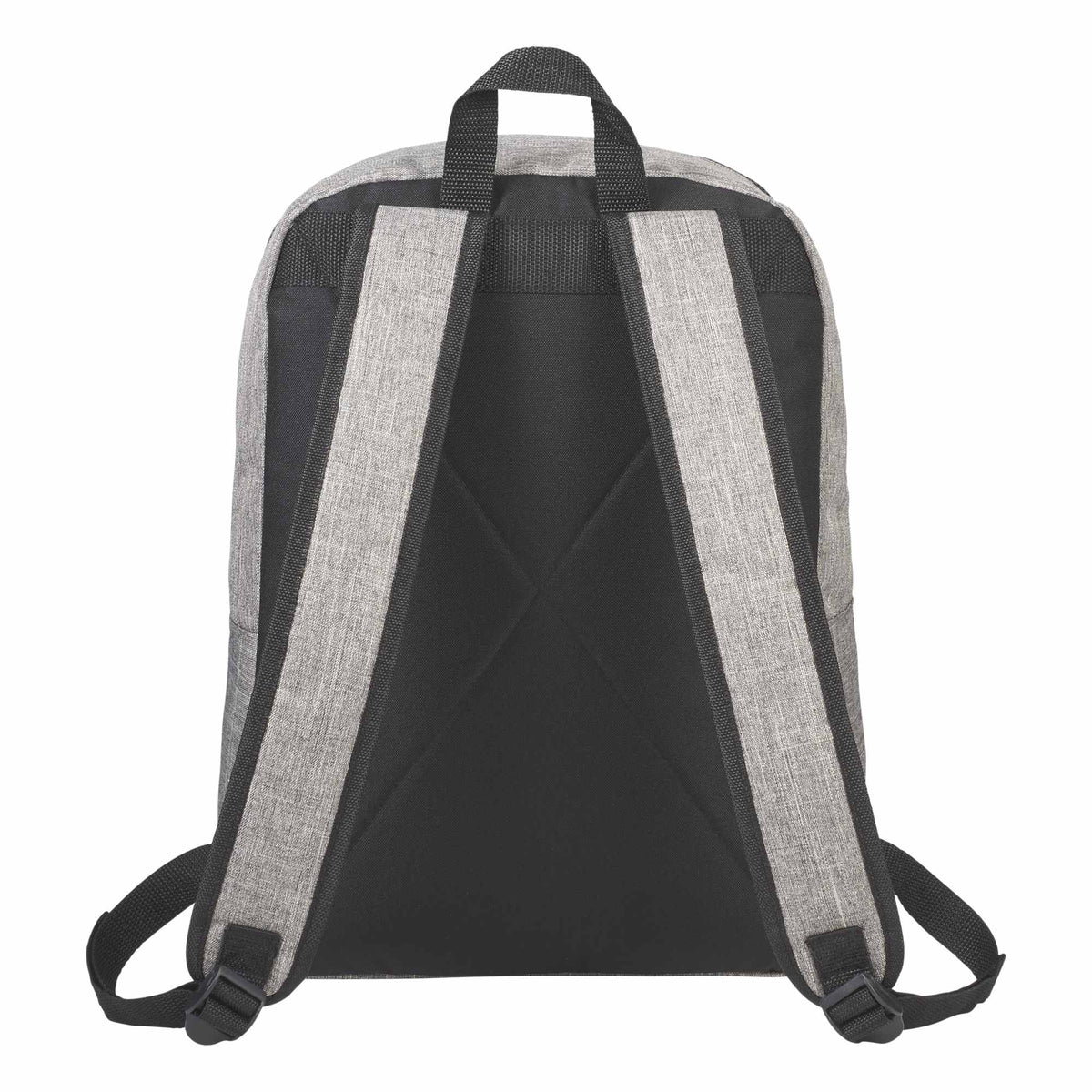 Reclaim Laptop Backpack in 100% Recycled PET, 15 Inch - Graphite - Back 2