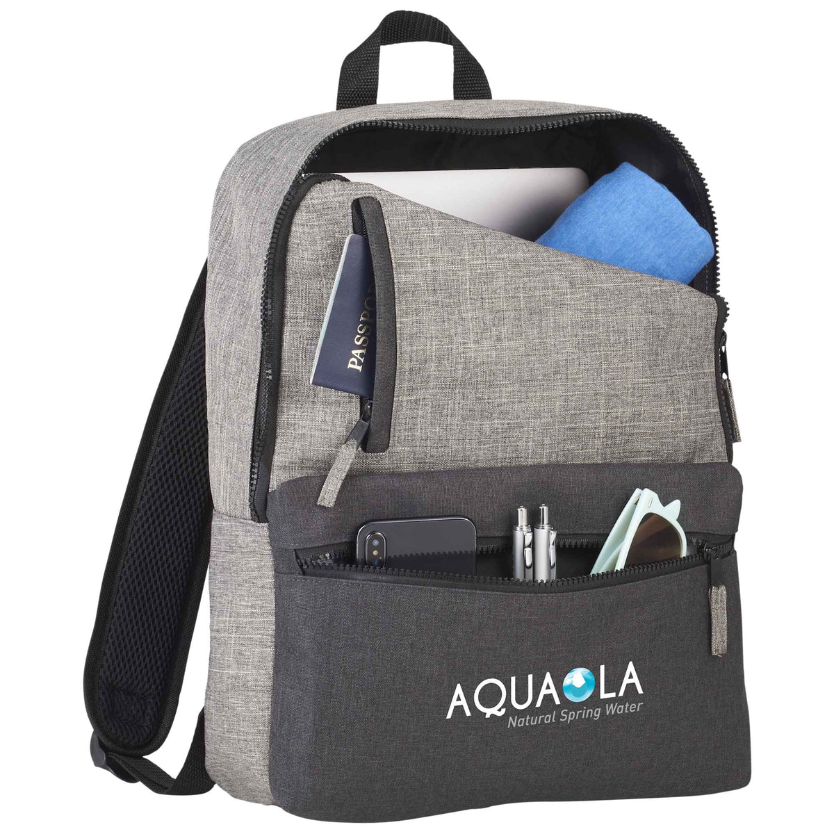 Reclaim Laptop Backpack in 100% Recycled PET, 15 Inch - Graphite - Photo