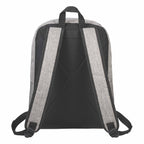 Reclaim Laptop Backpack in 100% Recycled PET, 15 Inch Transfer - Graphite - Back 2