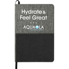 Reclaim Recycled Journal with Phone Pocket, 5.5 x 8.5 Inches Transfer - Gray - Front 2