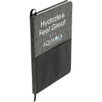Reclaim Recycled Journal with Phone Pocket, 5.5 x 8.5 Inches Transfer - Gray - Right Angle