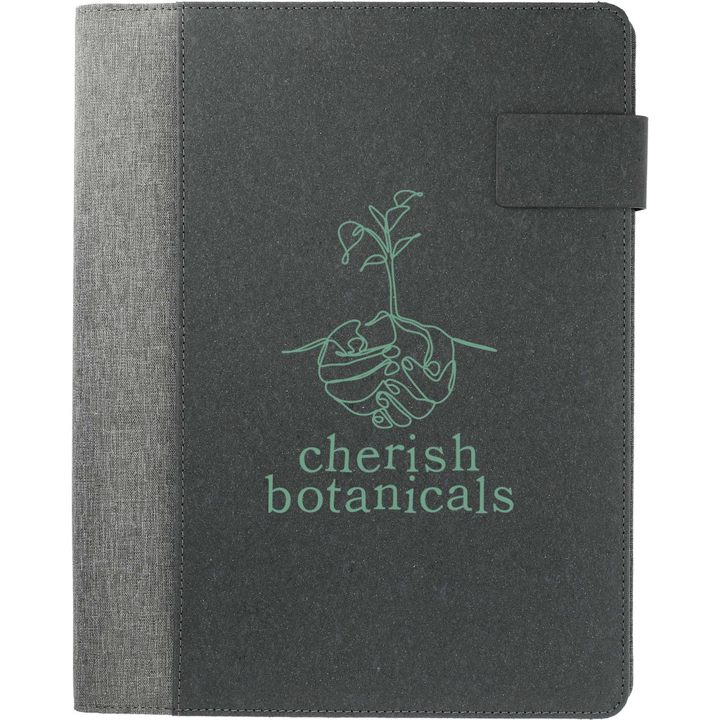 Reclaim Recycled Wireless Charging Writing Pad, 5,000 mAh - Gray - Front