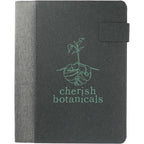 Reclaim Recycled Wireless Charging Writing Pad, 5,000 mAh - Gray - Front