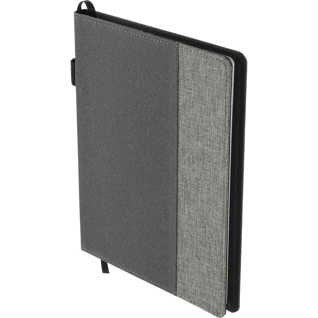 Reclaim Refillable Recycled Journal, 7 x 10 Inches - Gray - Left Angle 2