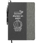 Reclaim Refillable Recycled Journal, 7 x 10 Inches - Gray - Propped