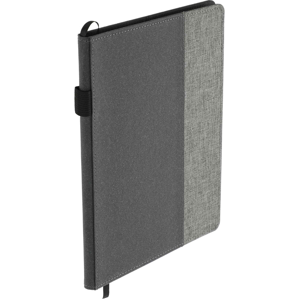 Reclaim Refillable Recycled Journal, 7 x 10 Inches - Gray - Right Angle 2