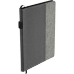 Reclaim Refillable Recycled Journal, 7 x 10 Inches - Gray - Right Angle 2