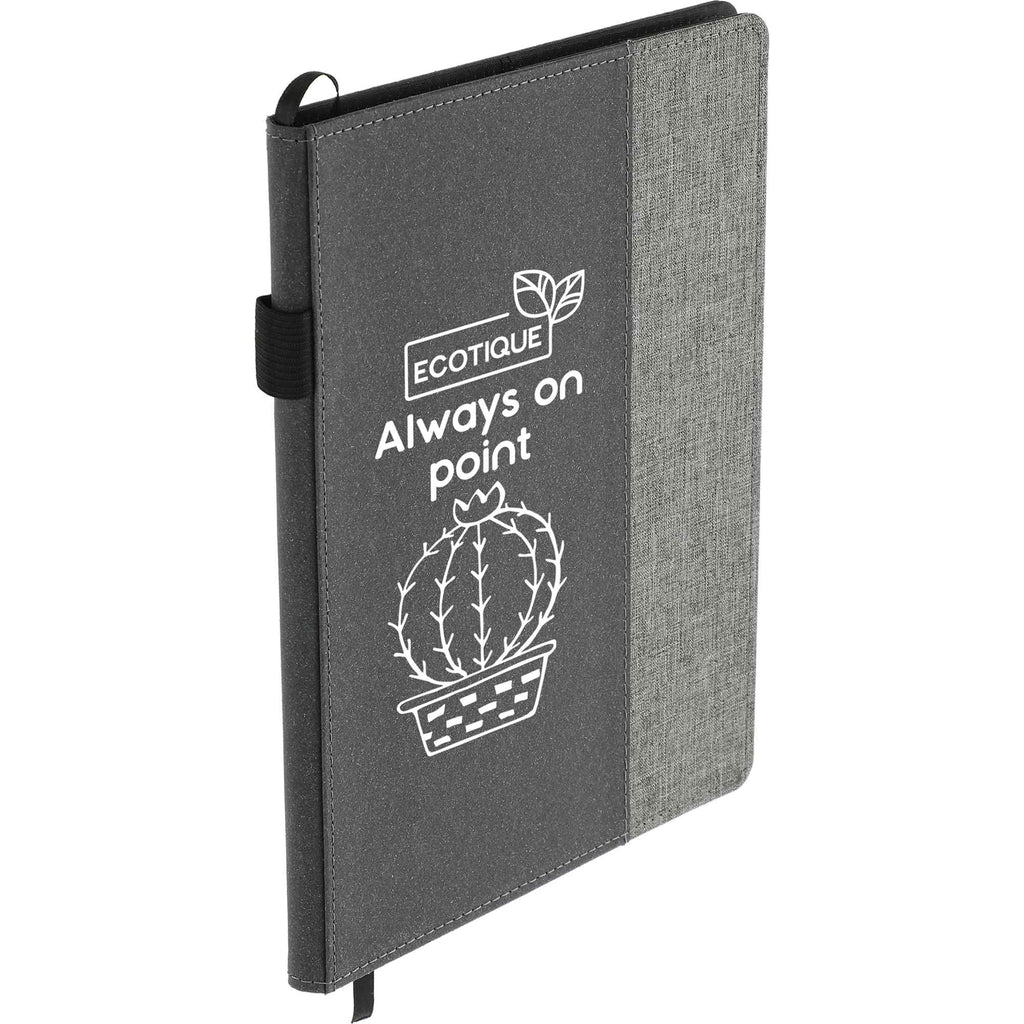 Reclaim Refillable Recycled Journal, 7 x 10 Inches - Gray - Right Angle