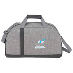Reclaim Two Tone Sport Duffel Bag in Recycled PET Embroidery - Graphite - Front