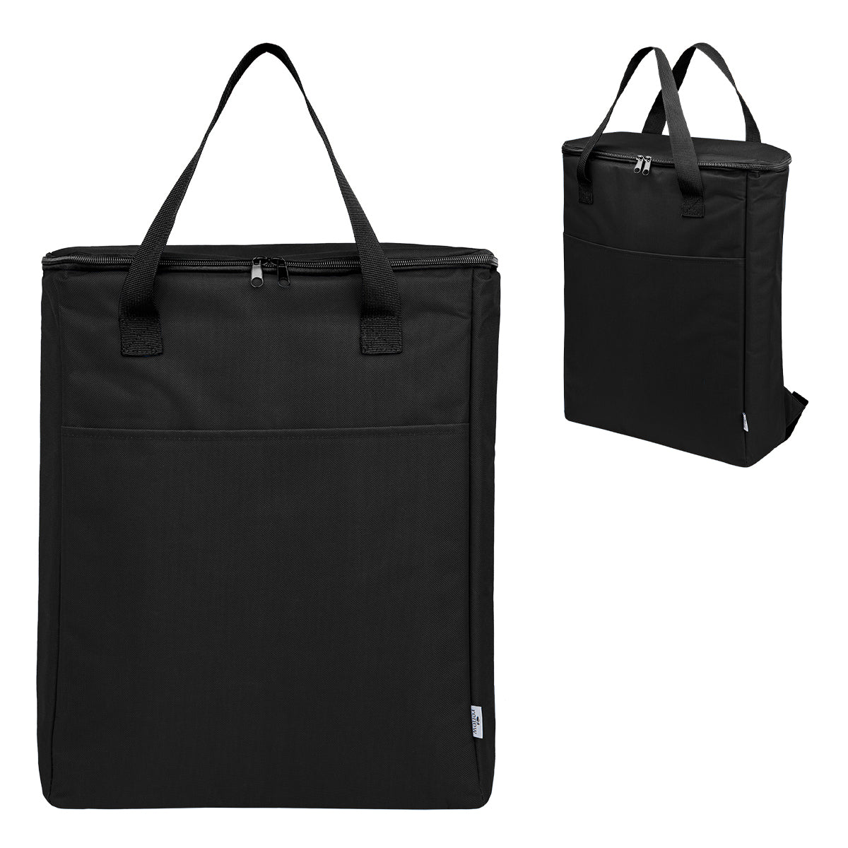 Recon Fifteen Can Cooler Backpack in Recycled PET - Black