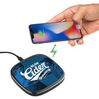 Recon Wireless Charging Pad with Phone-Finding Coil, 15W Full Color - Black - Right Angle 3
