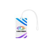 Rectangular Acrylic Luggage Tag - White - 4CP