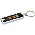 Rectangular LED Key Light with Split Ring - Black - Photo