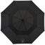 Recycled Auto-Open Folding Umbrella, 46 Inch - Black - Front