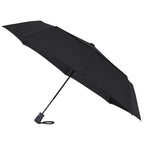 Recycled Auto-Open Folding Umbrella, 46 Inch - Black - Right Angle 2